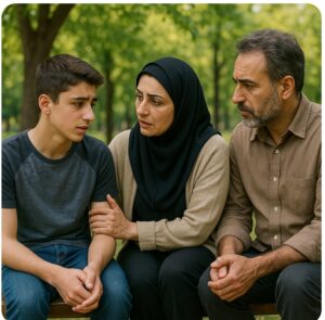 حمایت والدین از نوجوان