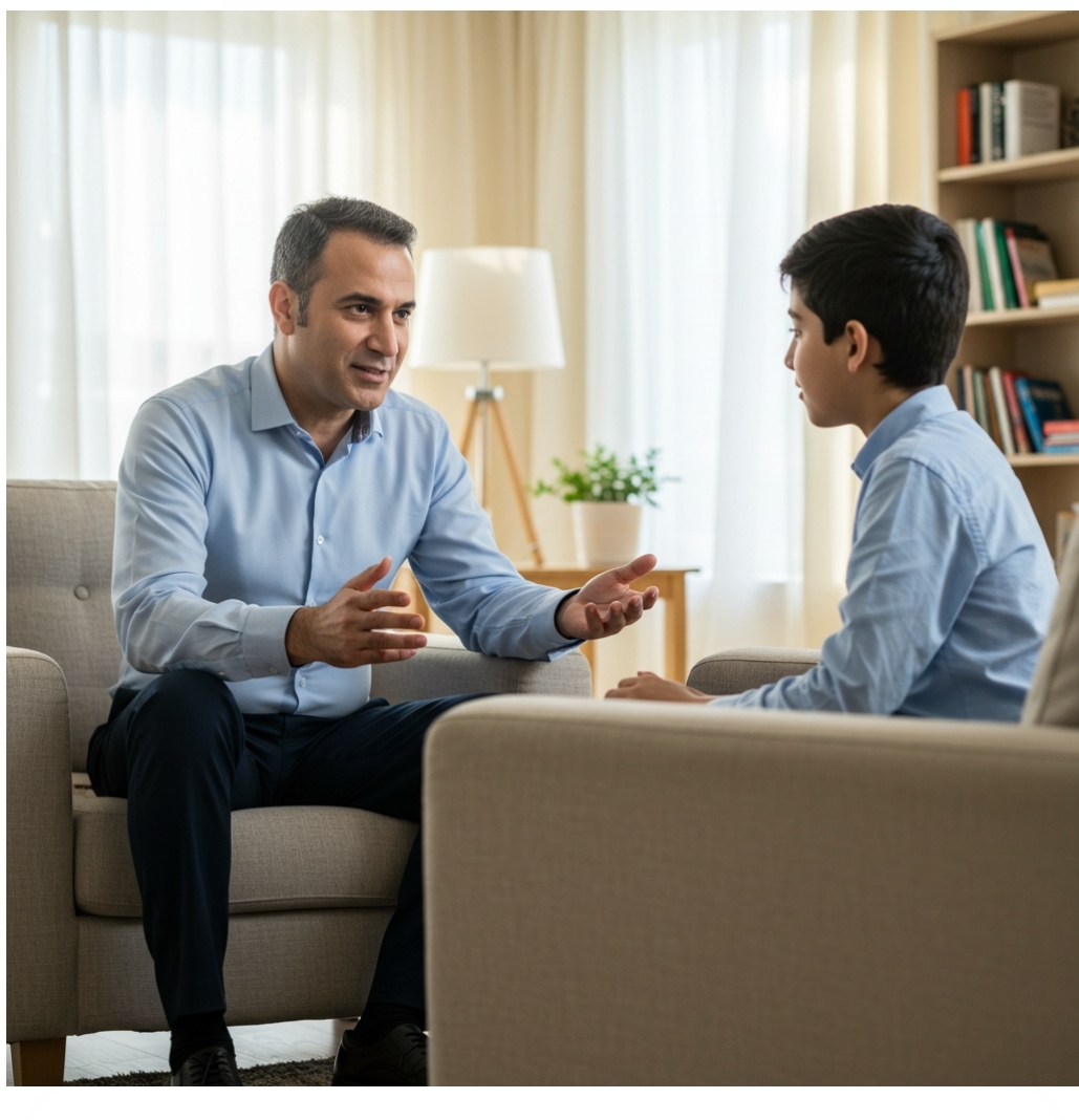 گفتگو با مشاور در مورد استرس امتحان