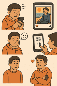 زمان بندی کردن استفاده از سوشال مدیا را نشان میدهد‌